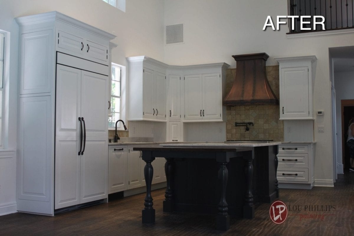 Modern Kitchen in Tampa After Cabinet Painting