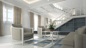 White interior painting